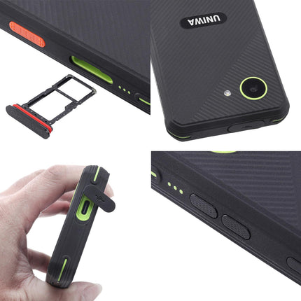 UNIWA F999 Teléfono Resistente 4GB 64GB Pantalla 5.33 Pulgadas Android 16.0 Negro Verde