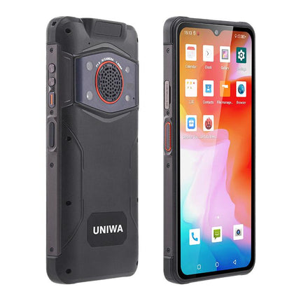 UNIWA NR6600 Teléfono Resistente 12GB 256GB Pantalla 6.6 Pulgadas Batería 8000mAh 5G NFC PTT OTG Plug US Negro