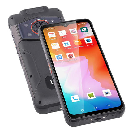 UNIWA NR6600 Teléfono Resistente 12GB 256GB Pantalla 6.6 Pulgadas Batería 8000mAh 5G NFC PTT OTG Plug US Negro