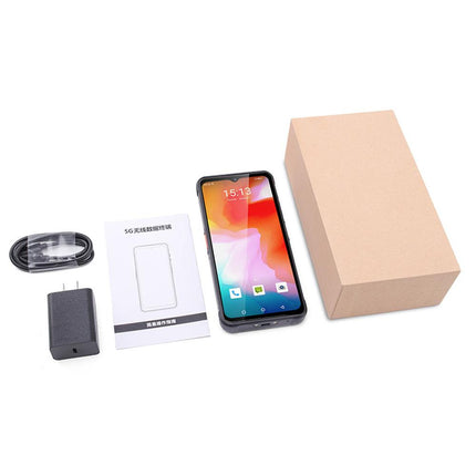 UNIWA NR6600 Teléfono Resistente 12GB 256GB Pantalla 6.6 Pulgadas Batería 8000mAh 5G NFC PTT OTG Plug US Negro