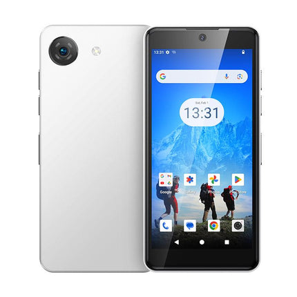 UNIWA Q999 Teléfono Android 14 4GB RAM 64GB ROM Pantalla 4 Pulgadas 4G OTG US Plug Blanco