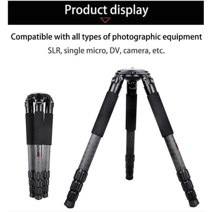 BEXIN ST364C Trípode Fotográfico de Fibra de Carbono para Videocámara Resistente