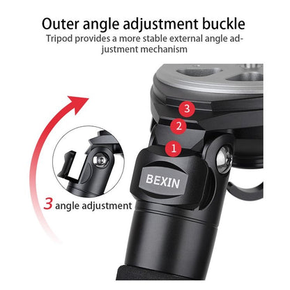 BEXIN ST364C Trípode Fotográfico de Fibra de Carbono para Videocámara Resistente