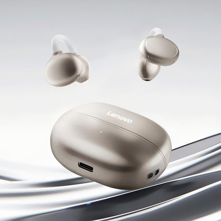 Lenovo EA419 Auriculares Bluetooth True Wireless Clip-On Oro con Bluetooth 5.3 y Batería 35mAh