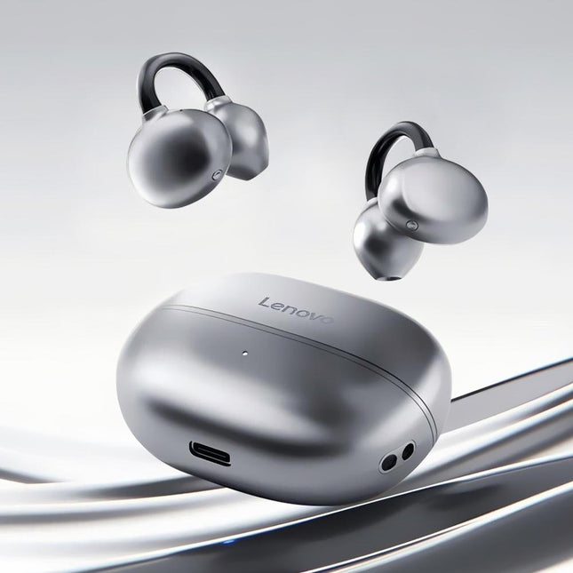 Lenovo EA419 Auriculares Bluetooth V5.3 Clip-On Negro 10mm 400mAh