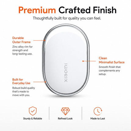 Xiaomi Tag Localizador Inteligente Inalámbrico Blanco IP67 Bluetooth 5.4