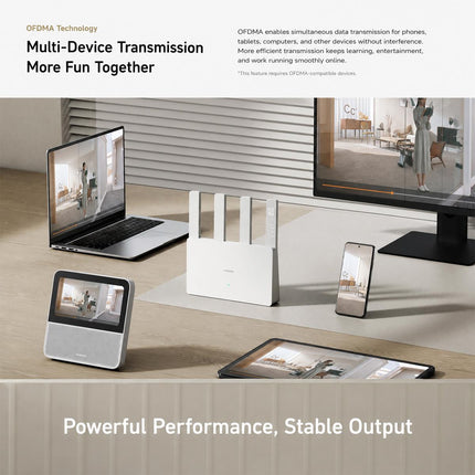 Xiaomi Router AX3000E Wi-Fi 6 3000Mbps Doble Banda 4 Antenas 256MB RAM
