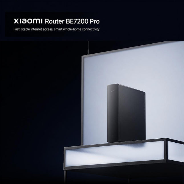 Xiaomi Router BE7200 Pro WiFi 7 AI Hub Dual Band 2.5G Port US Plug Gris