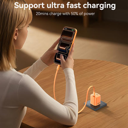 Yesido YC27U Cargador USB-C Transparente 40-60W Alta Potencia US Plug
