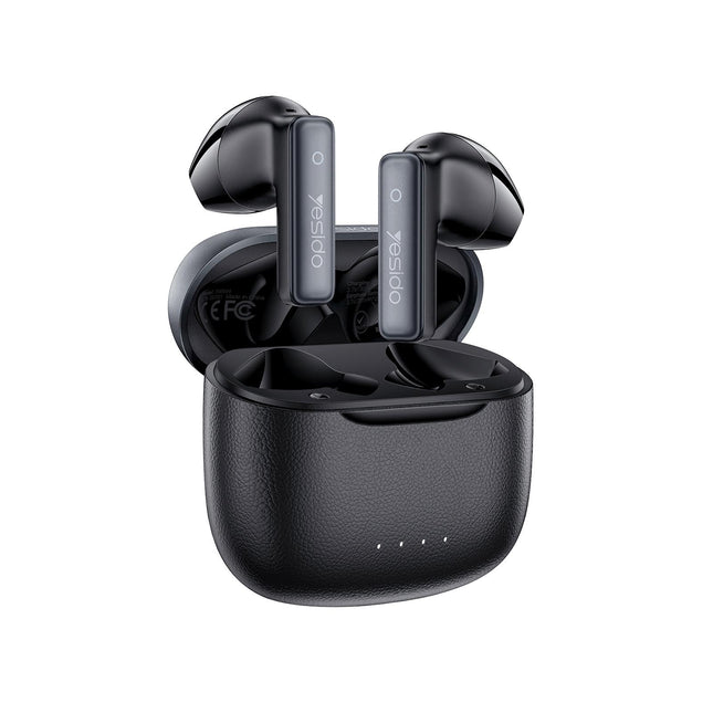 Yesido TWS44 Auriculares Bluetooth Inalámbricos con Cancelación de Ruido y Micrófono Dual Negro