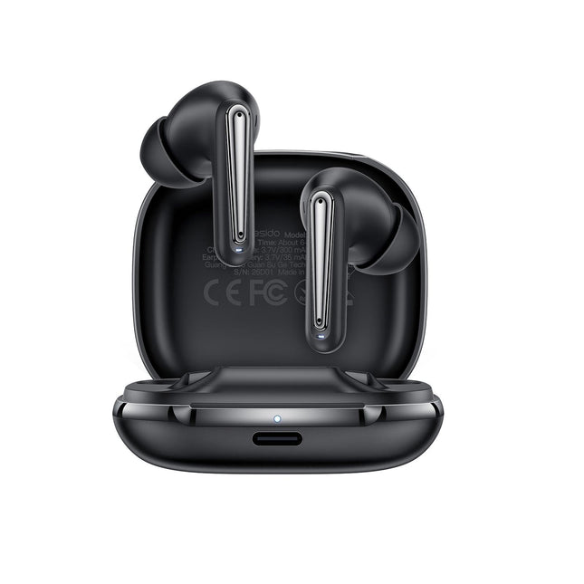 Yesido TWS45 Auriculares Bluetooth con ANC ENC 13mm 8h Reproducción Negro