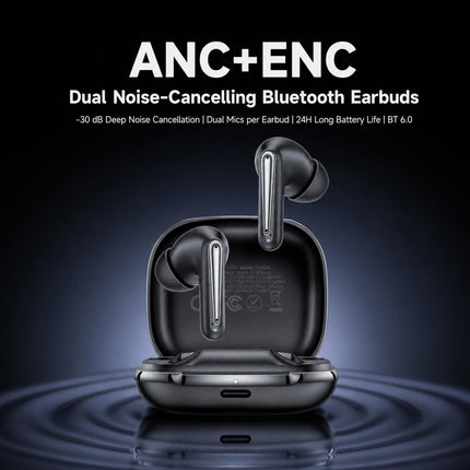Yesido TWS45 Auriculares Bluetooth con ANC ENC 13mm 8h Reproducción Negro