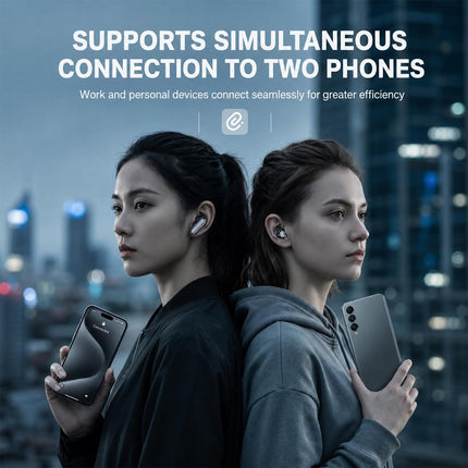 Yesido TWS47 Auriculares Bluetooth 2 en 1 con Pantalla LED y Drivers 13mm