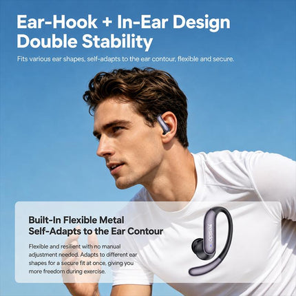 Yesido YSP32 Auriculares Inalámbricos Negro Bluetooth 5.4 5 Horas Reproducción