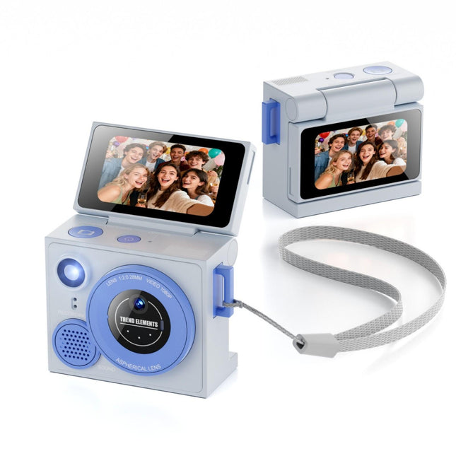 G13 Cámara Deportiva Mini con Pantalla LCD 1.47 Pulgadas y Video 1080P HD Azul