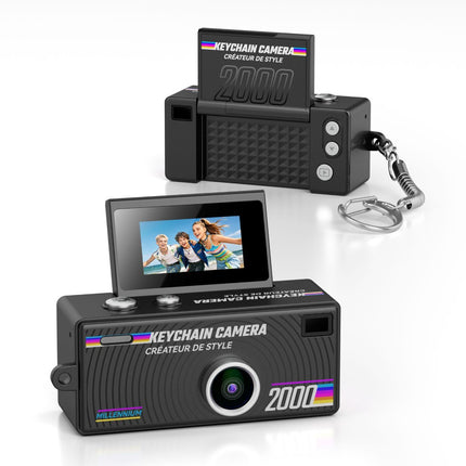 G62 Pro Cámara Mini Retro con Pantalla Flip 0.97 Pulgadas y Video 1080P HD