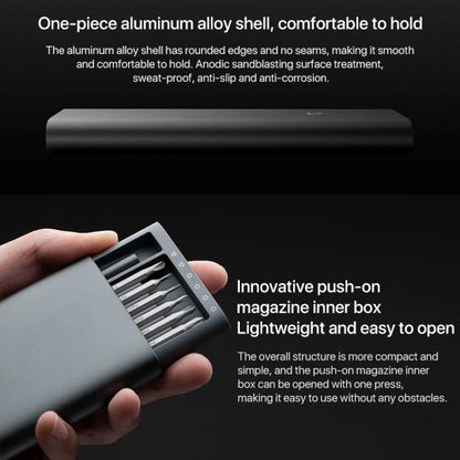 Xiaomi Mijia Wiha 24 en 1 Kit de Destornilladores Magnéticos de Precisión en Caja de Aluminio