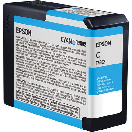 Epson Stylus Pro 3800 Juego de 8 Tintas UltraChrome K3 80 ml Negro Foto
