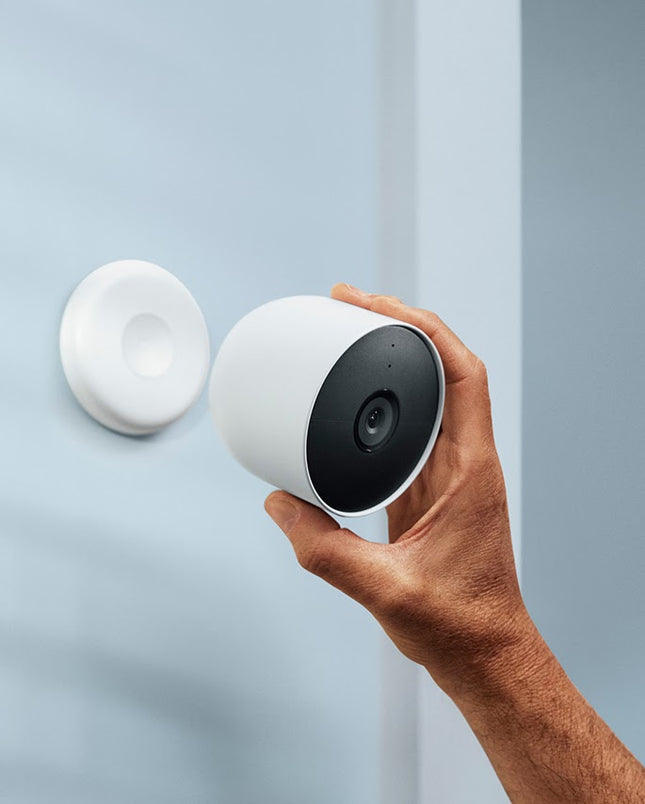 Nest Cam 3 pack cámara seguridad exterior e interior batería integrada
