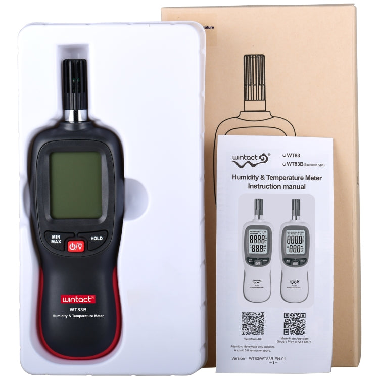 Wintact WT83B Medidor Humedad Y Temperatura Bluetooth