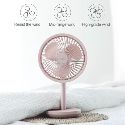 Xiaomi Youpin SOLOVE Ventilador Eléctrico de Escritorio 4000mAh Rosa