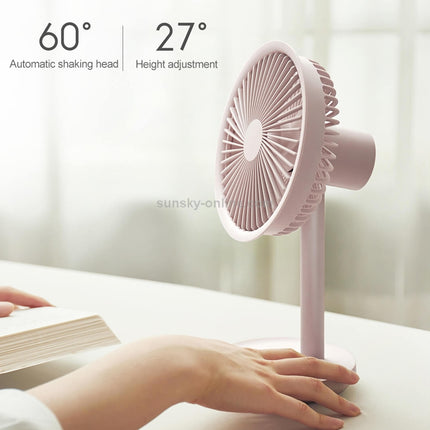 Xiaomi Youpin SOLOVE Ventilador Eléctrico de Escritorio 4000mAh Rosa
