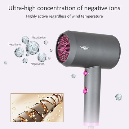 VGR V-400 Secador De Pelo Iones Negativos Enchufe UE