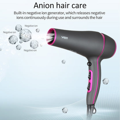 VGR V-402 Secador De Pelo Iones Negativos Potente 2200W Enchufe UE