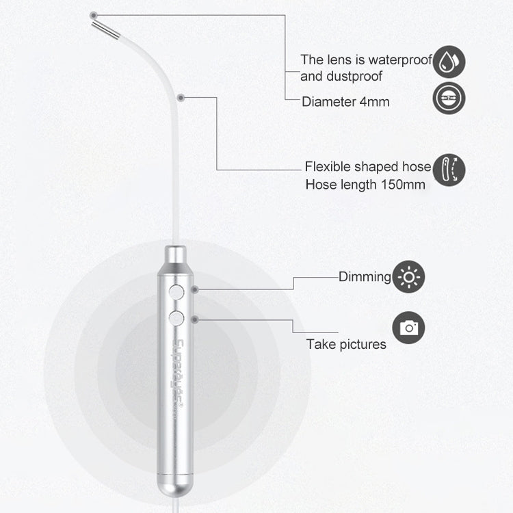 Supereyes Y001 Endoscopio Lente 4mm Para Oídos Médicos