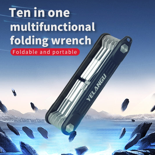 YELANGU 10 En 1 Destornillador Multifuncional Plegable