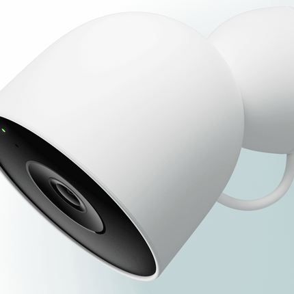 Nest Cam Outdoor con cable 2a generación color Snow cámara exterior