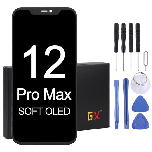 GX Pantalla OLED Suave GX para Iphone 12 Pro Max Repuesto