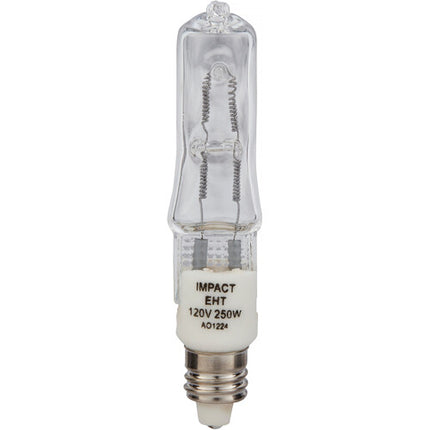 Impact EHT Lámpara Halógena de Tungsteno 250W 120V Pack 3
