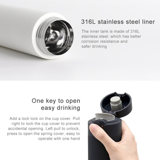 Xiaomi Mijia 480ML Botella de Agua Aislamiento Al Vacío