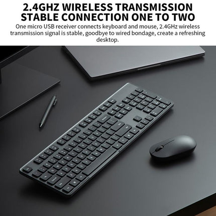 Xiaomi Teclado y Ratón Inalámbrico 2.4GHz 104 Teclas Blanco