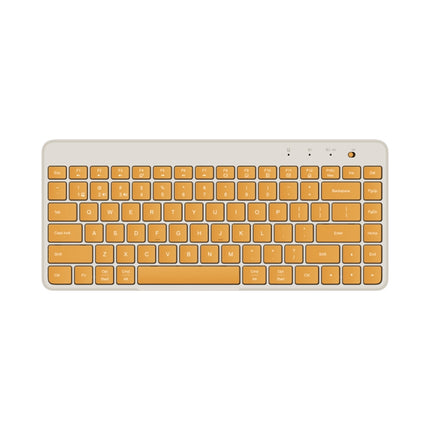 Xiaomi XMBXJP01YM Teclado portátil 85 teclas doble modo beige blanco con soporte y receptor