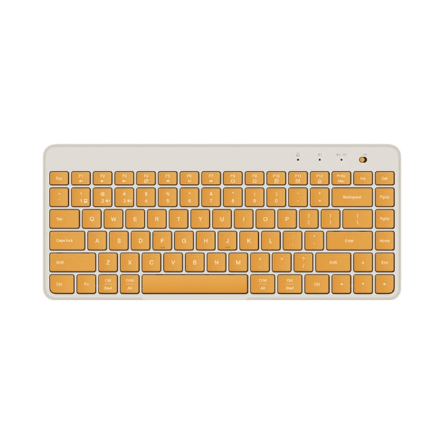Xiaomi XMBXJP01YM Teclado portátil 85 teclas doble modo beige blanco con soporte y receptor