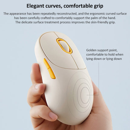 Xiaomi Ratón para Ordenador Ultra Delgado 1200DPI Dual modo Rosa