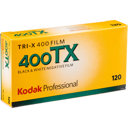 Kodak Tri-X 400 Kit de película blanco y negro 120 rollos 5 unidades con papel Ilford 8x10 y fundas para negativos