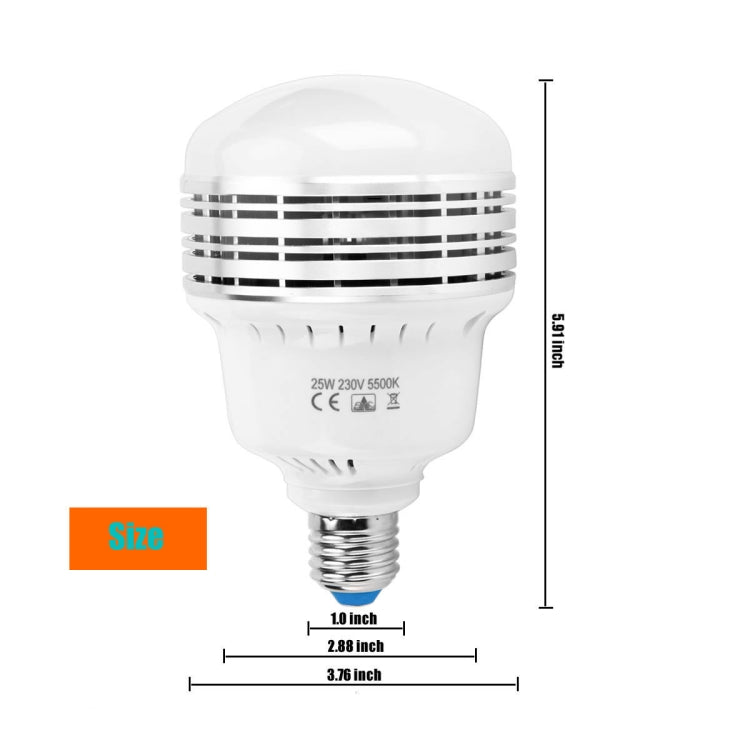 MANTOO PGL25 Bombilla LED Fotografía Profesional 2990LM