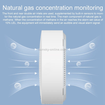 Xiaomi Smart Home Gas Alarm Sensor Detector 70db Bluetooth Blanco