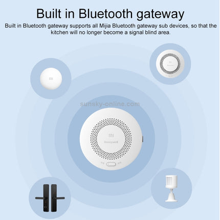 Xiaomi Smart Home Gas Alarm Sensor Detector 70db Bluetooth Blanco