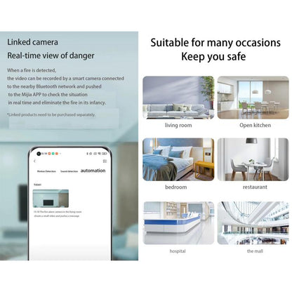 Xiaomi Mijia CA1001 Alarma de Incendio Inteligente con APP Control y Detección de Humo