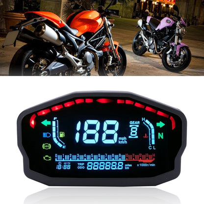 Speedpark Universal Velocímetro Digital Para Motocicleta Retroiluminado