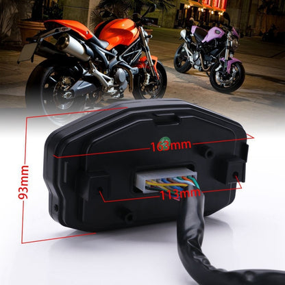 Speedpark Universal Velocímetro Digital Para Motocicleta Retroiluminado