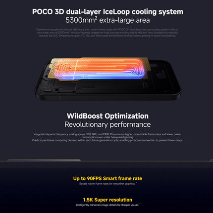 Xiaomi POCO X8 Pro Global Smartphone 8GB RAM 512GB 6.59 Pulgadas AMOLED 120Hz Negro