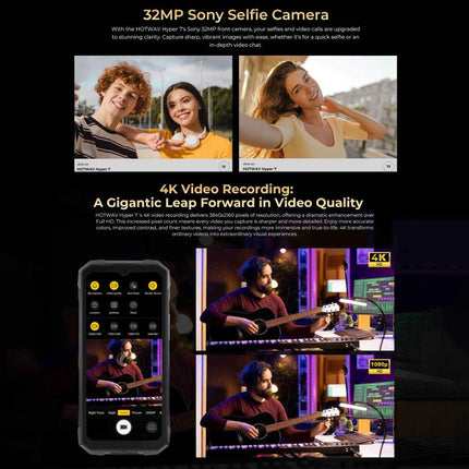 HOTWAV Hyper 7 Teléfono Resistente 8GB+256GB 10800mAh 5G