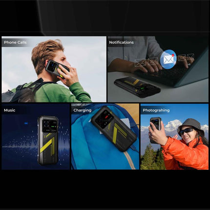 HOTWAV Hyper 7 Teléfono Resistente 8GB+256GB 10800mAh 5G