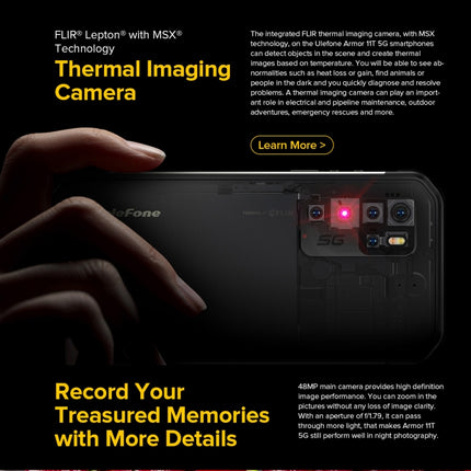 Ulefone Armor 11T 5G 8GB+256GB Imagen Térmica