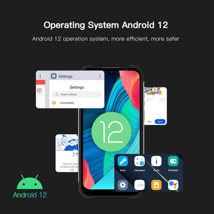 UNIWA W555 Teléfono 3GB+32GB IP68 Resistente by UNIWA